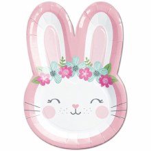 Bunny Shaped 9" Dinner Plates