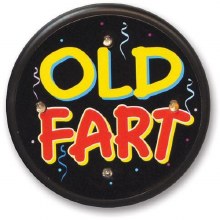 Old Fart Light Up Button