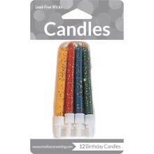 Candles Glitter Primaries