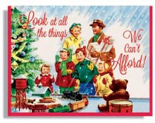 Look At All The Things We Can't Afford Card • BLANK INSIDE