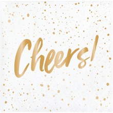 Cheers Pop Beverage Napkins 24ct