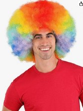 Wig Afro Rainbow