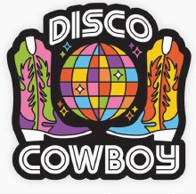 Sticker Disco Cowboy