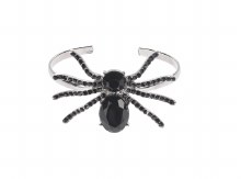 Bracelet Spider Rhinestone Blk