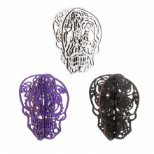 Laser Cut Skull Figurines