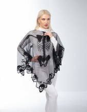 Spookltacular Skeleton Shawl