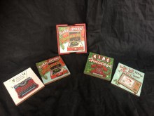 Coaster Set of 4 Fifties Xmas