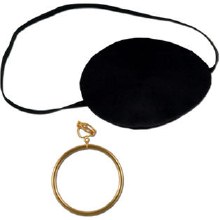 Eye Patch and Earring Set