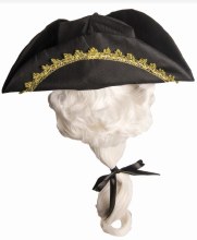 Hat Child Colonial w/ Wig