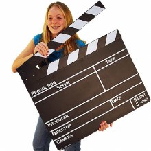 Film Clapper Oversize Standup