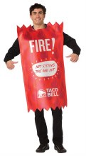 Taco Bell Packet Fire Adult One Size