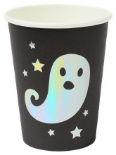 9 oz. Iridescent Ghost Cups ~ 8 Count