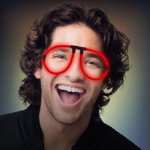 Glow Eyeglasses Red
