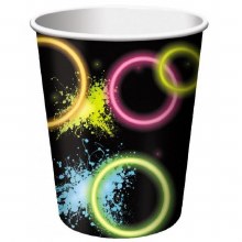 Glow Party Paper Cups 8pk
