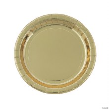 Gold Metallic 9in Plt