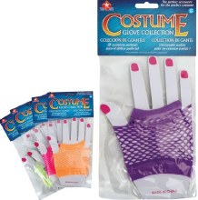 Gloves Short Fishnet Asst