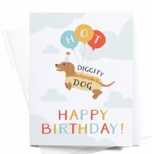 CARD Hot Diggity Dog HBD