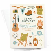 Happy Birthday to the Happy Camper Card