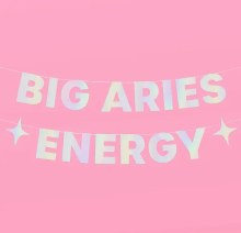 Big Aries Energy Banner