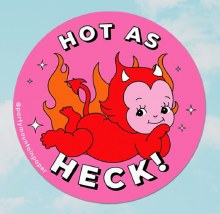 Sticker Hot as Heck
