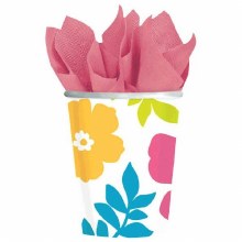 Hibiscus White Cup 9oz 25ct