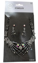 Black Skeleton Hands Jewelry
