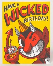 Card Wicked Birthday Devil