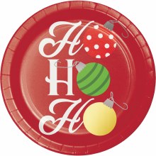 Ho Ho Ho ~ 8 Pack/7" Plates