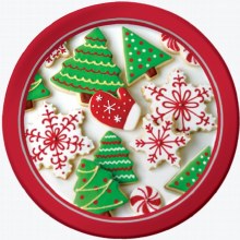 Holiday Treats Plates ~ 8 Pack/7"