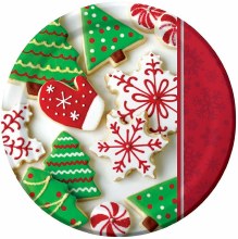 Holiday Treats Plates ~ 8 Pack/9"