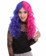 Wig Calypso Blue/Pink