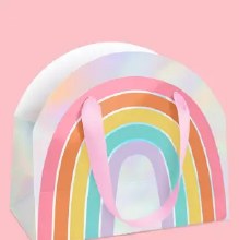 Rainbow Lg Treat Bags 10pk