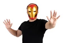Mask Iron Man Half Adult