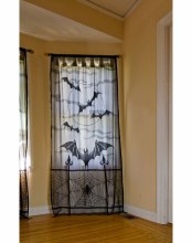 Lace Window Panel Bat