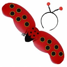 Lady Bug Wings/Headband Child