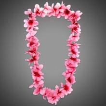 Hot Pink/White Lei