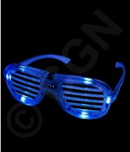 LED Shutter Shades Blue