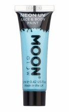 Moon Glow Neon UV Face & Body Paint Pastel Blue