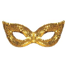 Mask Eye Gold Sequin