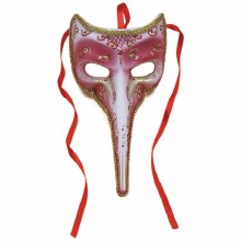Mask Long Nose Rose/Gold