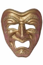 Mask Tragedy Gold