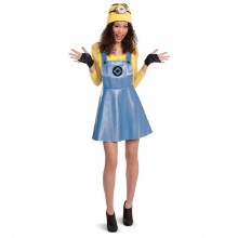 Minions Female Dlx Adult Lg