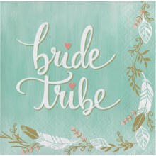 Mint to Be Bride Tribe Beverage Napkins 16ct