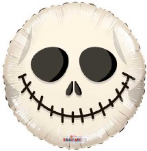 Standard Size / Smiling Jack Skull Mylar ~ 18"