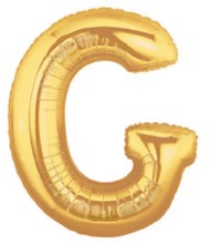 Jumbo 40in. Letter Mylar ~ Gold G