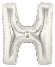 Jumbo 40in. Symbol Mylar ~ Silver H