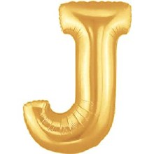 Jumbo 40in. Letter Mylar ~ Gold J