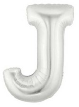 Jumbo 40in. Symbol Mylar ~ Silver J