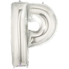 Jumbo 40in. Symbol Mylar ~ Silver P