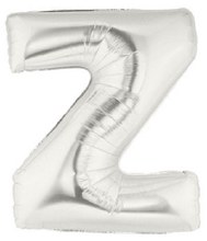 Jumbo 40in. Symbol Mylar ~ Silver Z